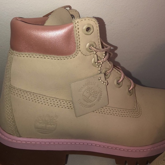 Timberlands beige/pink - Picture 4 of 4